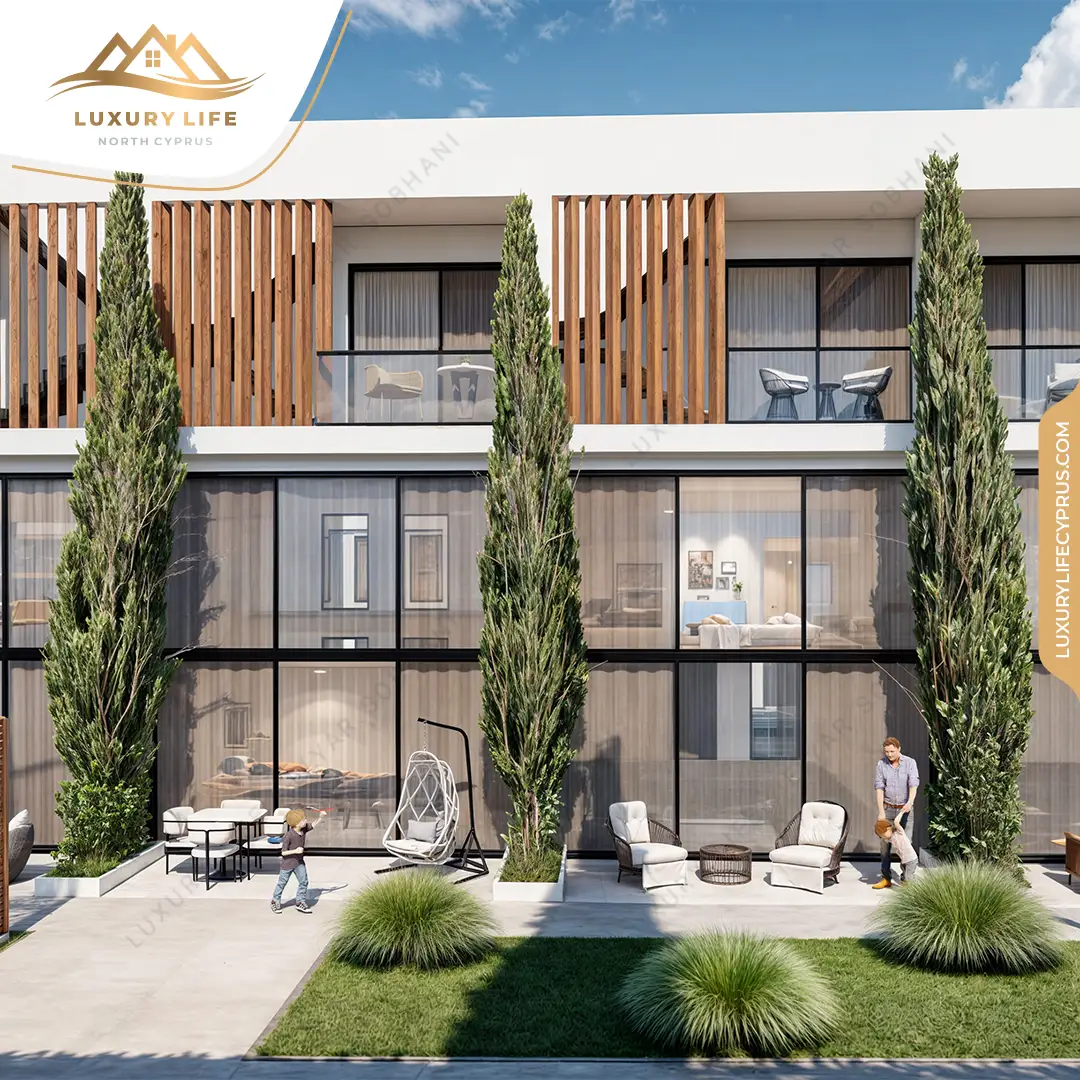 80 m² Loft 1+1 Apartments in Bahcelar