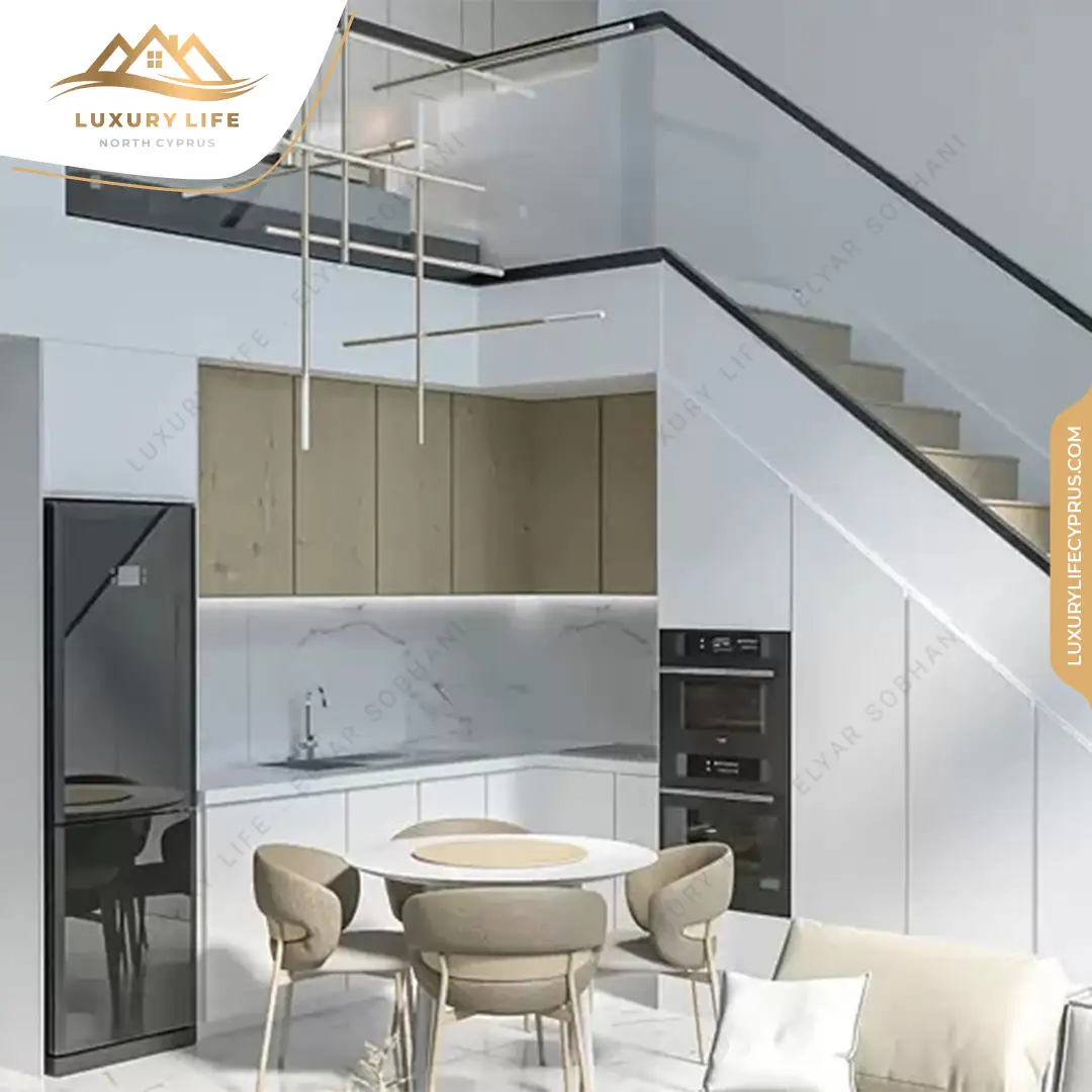 2+1 Loft Penthouse Units in Küçük Erenköy