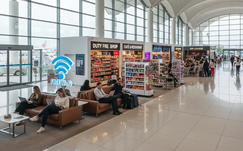 Ercan Airport in Northern Cyprus