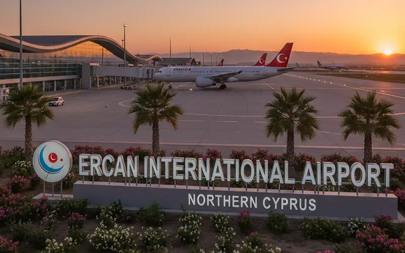 Ercan Airport in Northern Cyprus