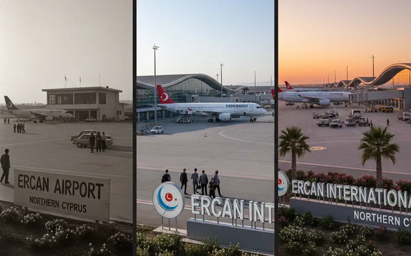 Ercan Airport in Northern Cyprus