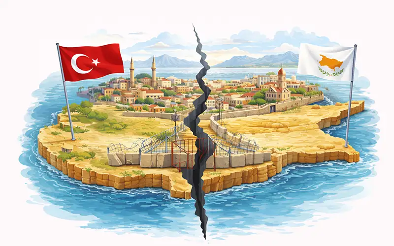 چرا قبرس تقسیم شده است؟